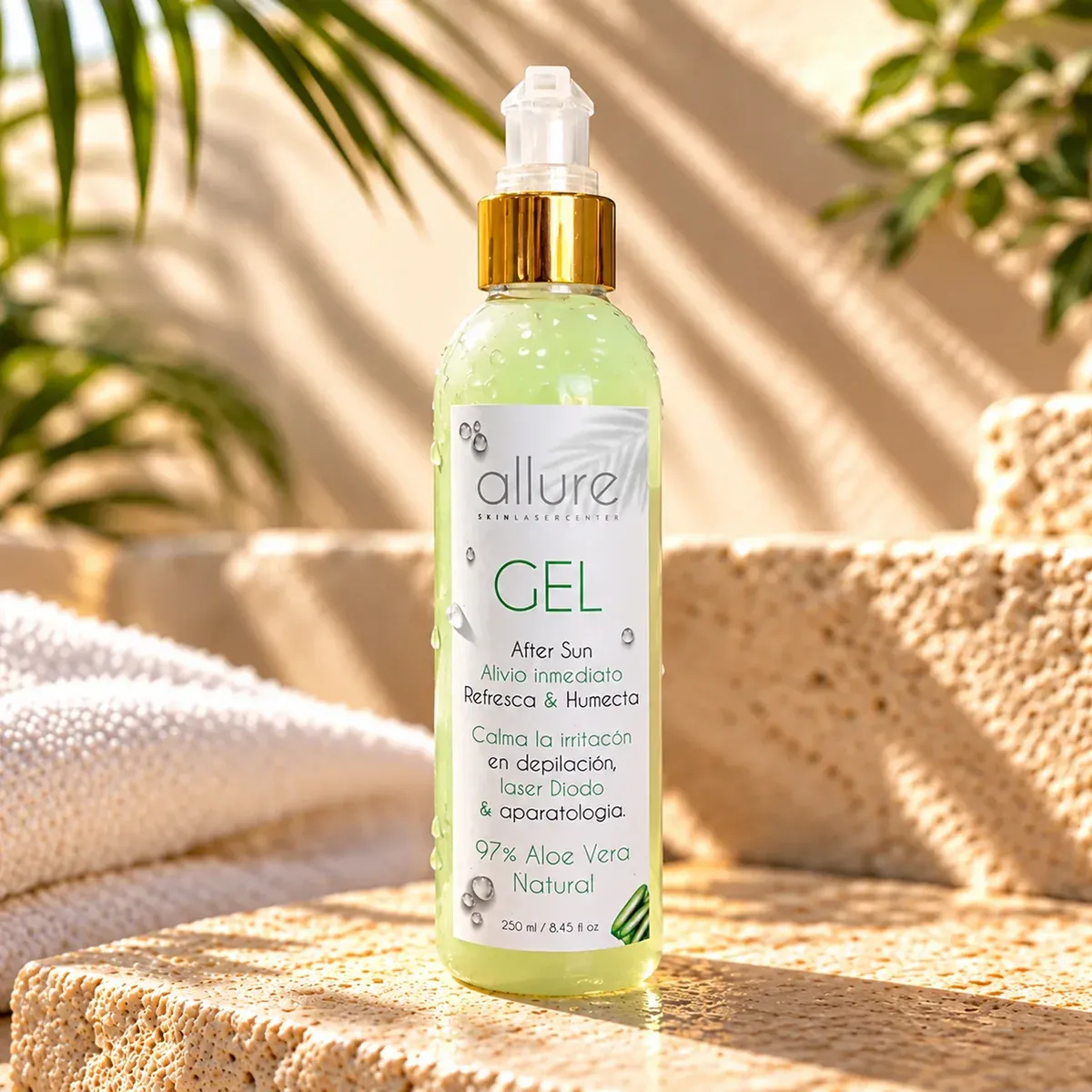 Gel de Aloe Vera After Sun de Allure Skin, 250 ml